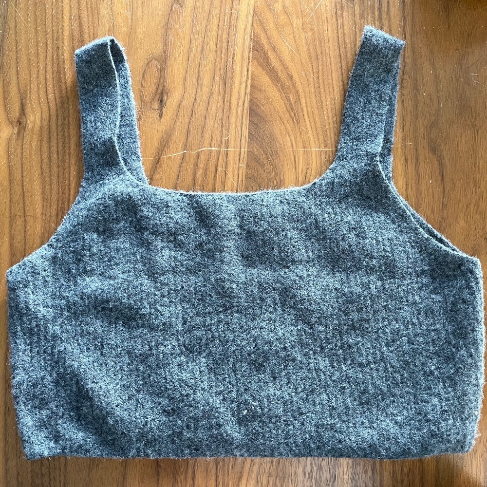 Wool Everlane crop top / The Cozy
